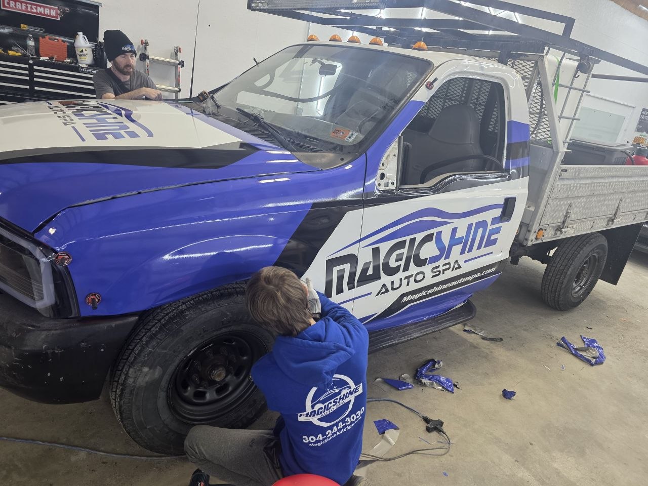 Wrap Installation In Progress