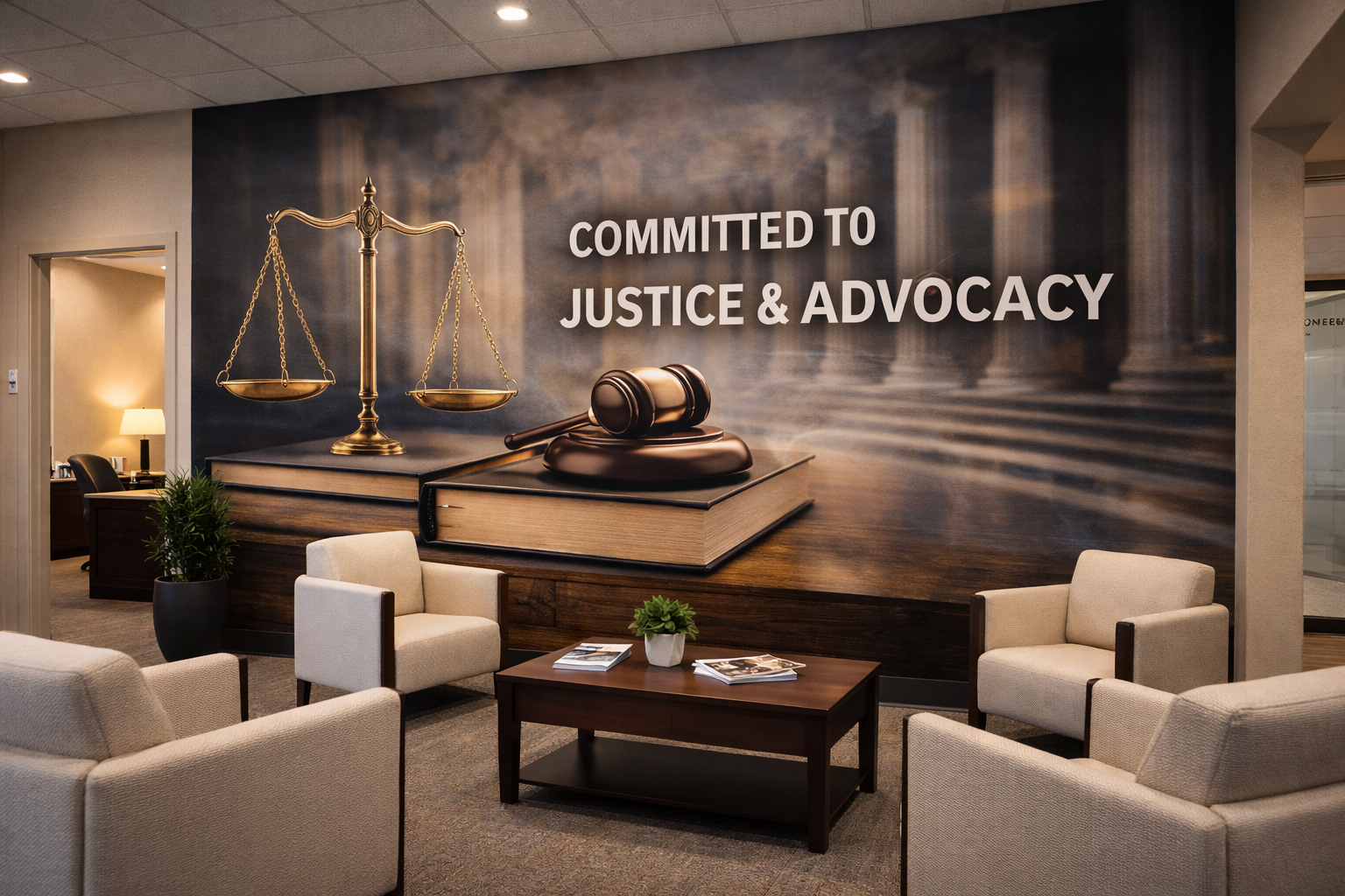 Law Office Wall Mural